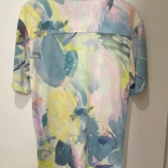 Zara abstract pattern button up shirt - Picture 2 of 4